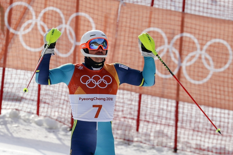 Andre Myhrer se stal nejstarším slalomovým medailistou v olympijské historii.