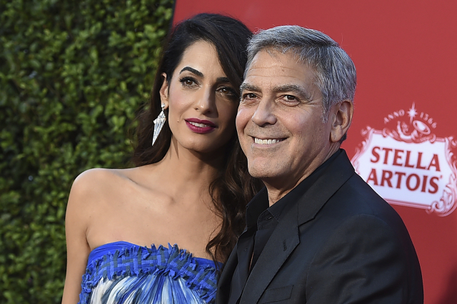George Clooney s manželkou Amal.