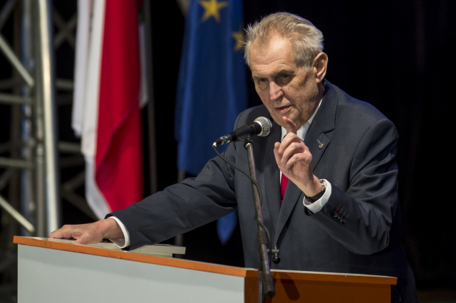 Prezident Miloš Zeman. 