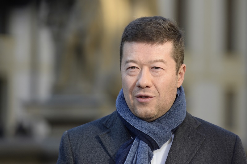 Předseda SPD Tomio Okamura.