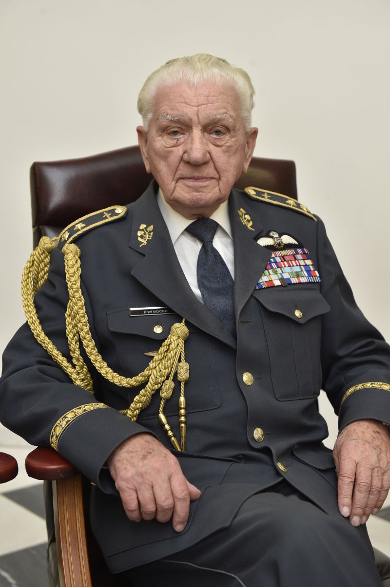Válečný veterán Emil Boček.