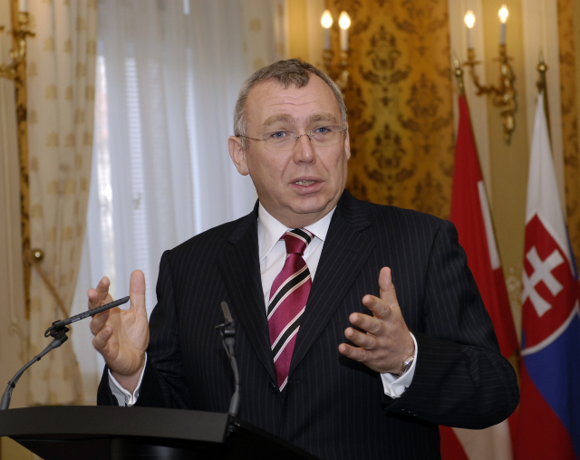 Bývalý rakouský kancléř Alfred Gusenbauer.