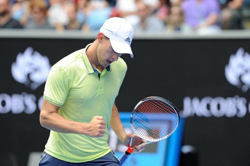 Tenista Dominik Thiem na Australian Open.