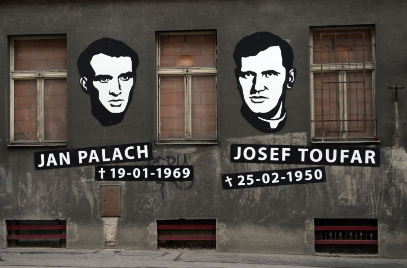 Budova v Legerově ulici v Praze, ve které zemřel student Jan Palach a kněz Josef Toufar.