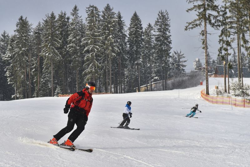 Skiareál Lipno.