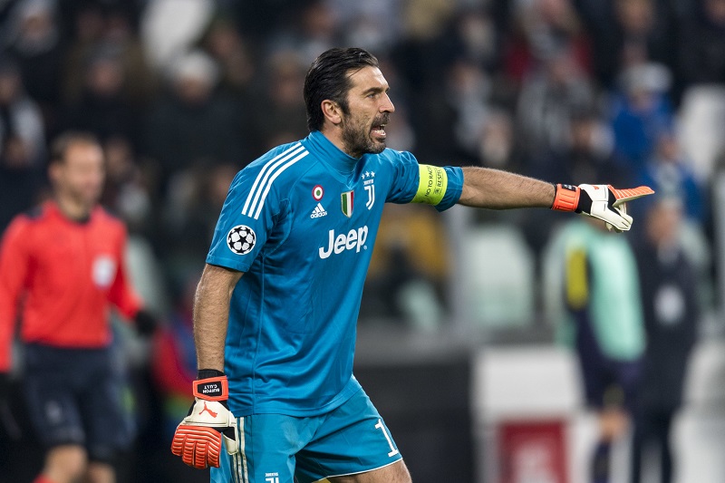 Fotbalový brankář Gianluigi Buffon.