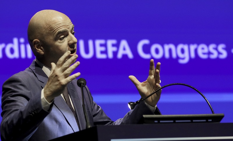 Gianni Infantino, předseda FIFA. Gianni Infantino, předseda FIFA.
