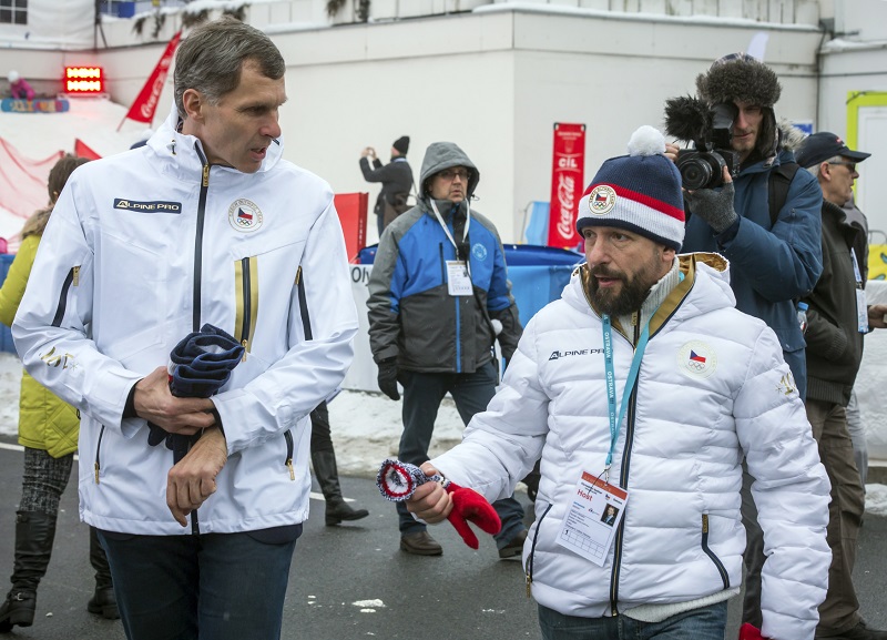 Jiří Kejval během olympiády.