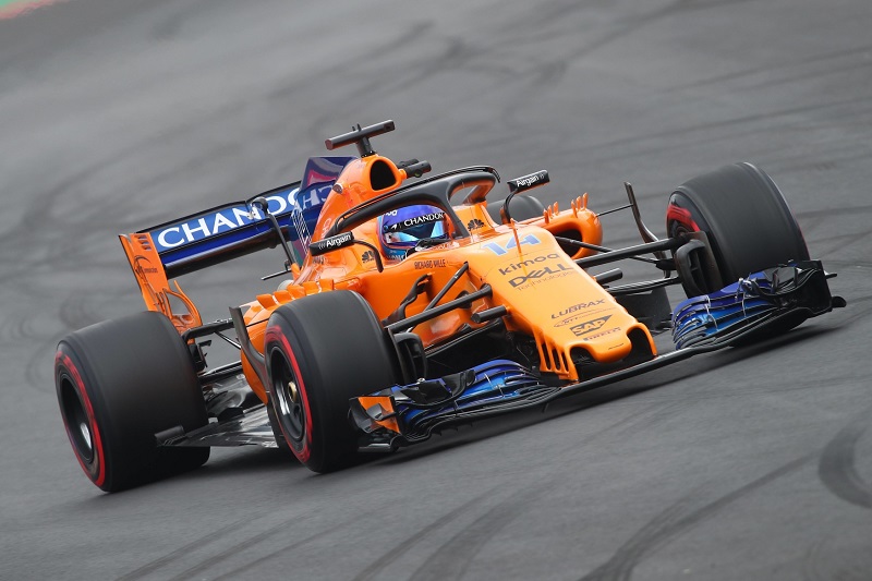 Fernando Alonso při testech na novou sezonu. 