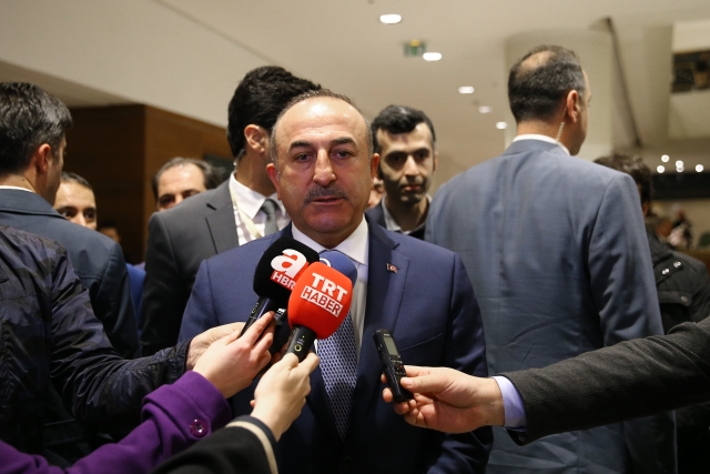 Turecký ministr zahraničí Mevlüt Çavuşoglu.
