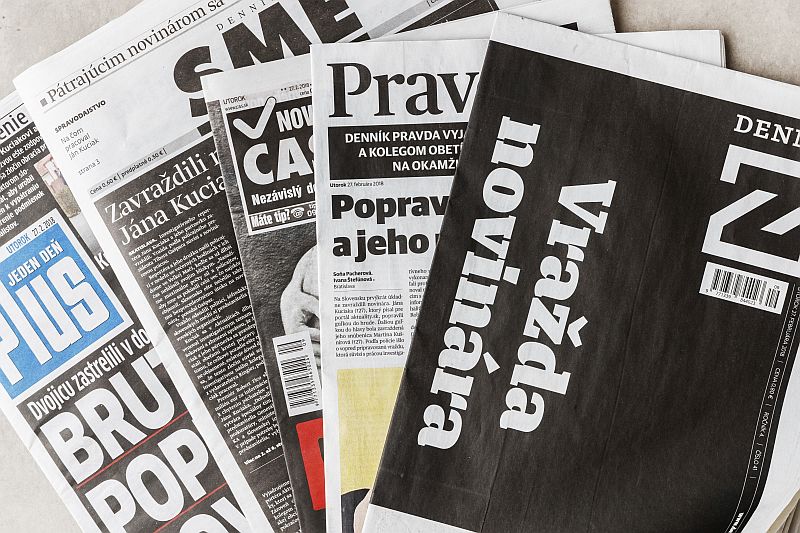 Titulní stránky slovenských deníků 27. února 2018. Titulní stránky slovenských deníků 27. února 2018.