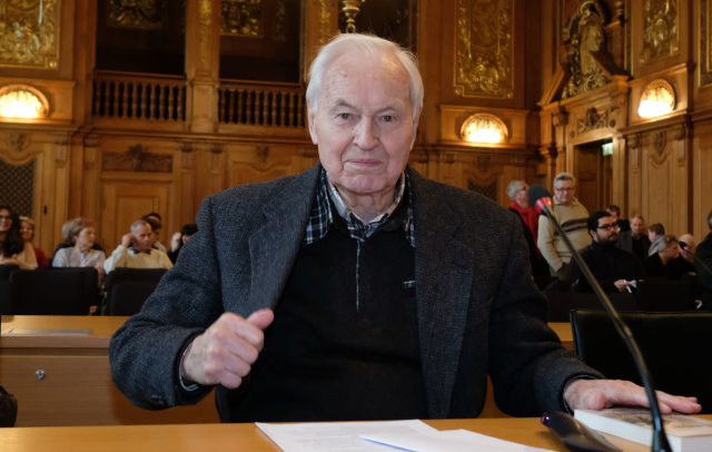 Poslední premiér Německé demokratické republiky (NDR) Hans Modrow.
