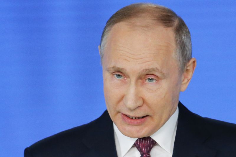 Ruský prezident Vladimír Putin. Ruský prezident Vladimír Putin.