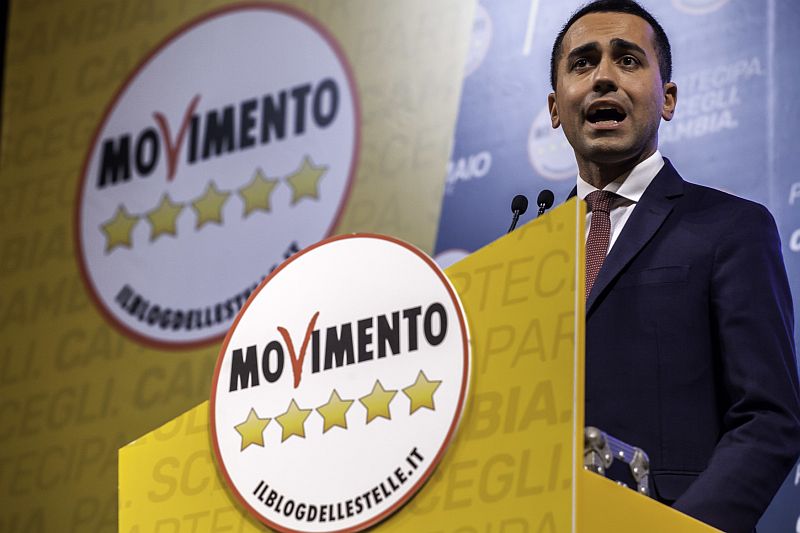 Šéf populistického Hnutí pěti hvězd Luigi Di Maio.