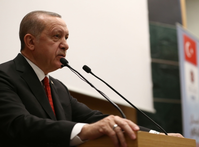 Turecký prezident Recep Tayyip Erdoğan.   