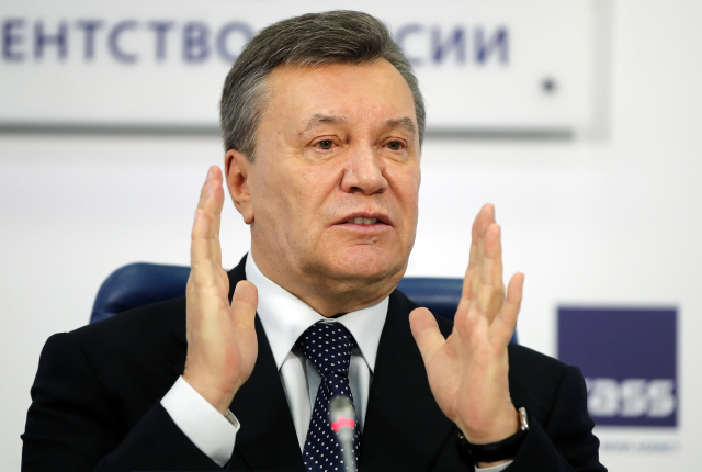 Bývalý ukrajinský prezident Viktor Janukovyč. Bývalý ukrajinský prezident Viktor Janukovyč.