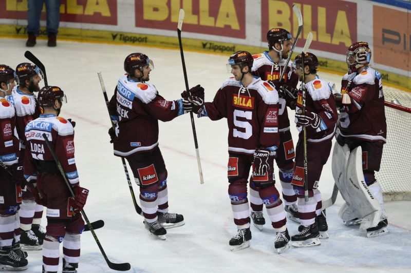 Sparťané slaví po nepříliš vydařené sezóně postup do předkola play-off.