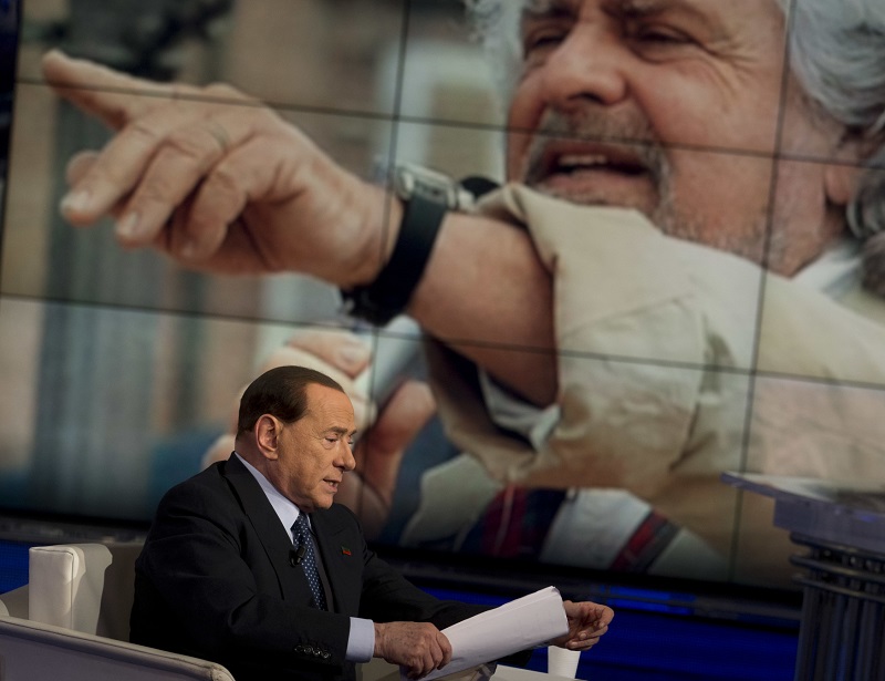 Berlusconi a Grillo