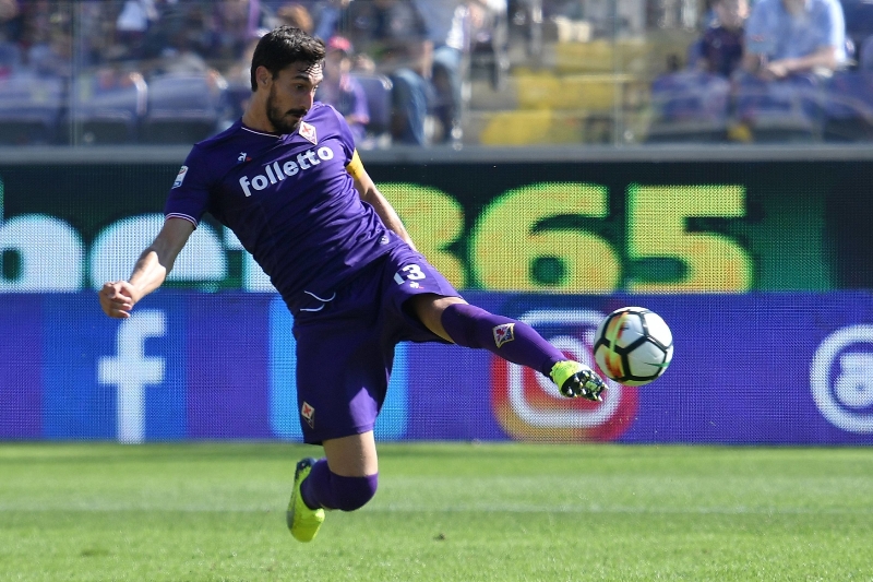 Zesnulý fotbalista Fiorentiny Davide Astori.