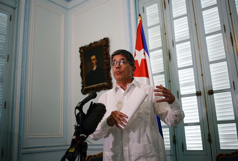 Carlos Fernandez de Cossio z kubánského ministerstva zahraničí.