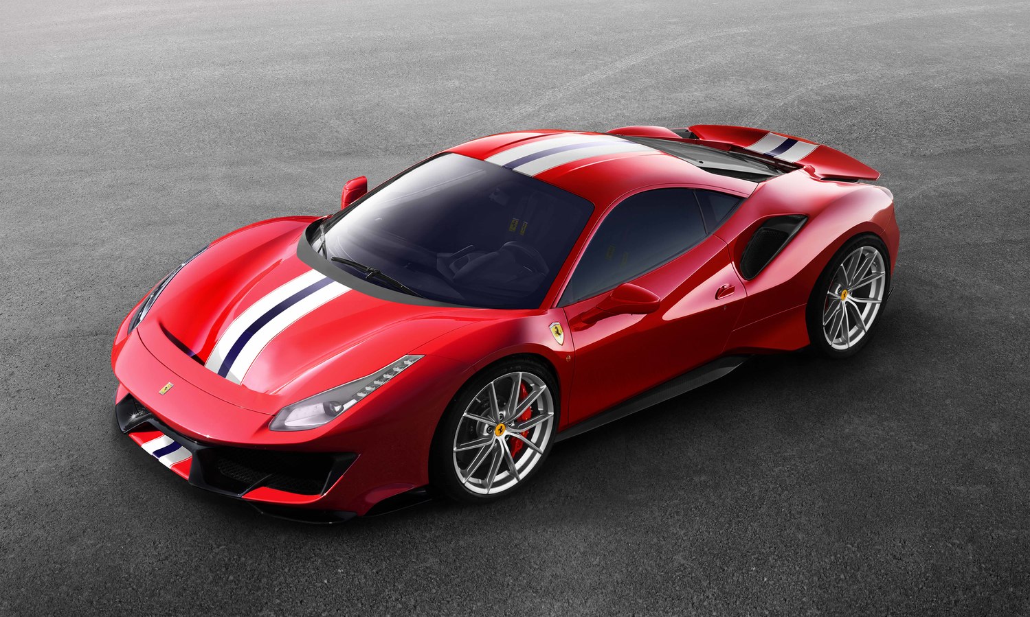 Novinka v expozici Ferrari - model 488 Pista.