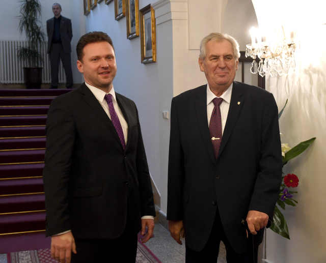 Radek Vondráček a Miloš Zeman. Radek Vondráček a Miloš Zeman.
