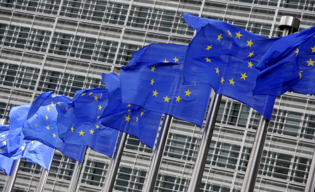 Budova Evropské komise v Bruselu. Budova Evropské komise v Bruselu.