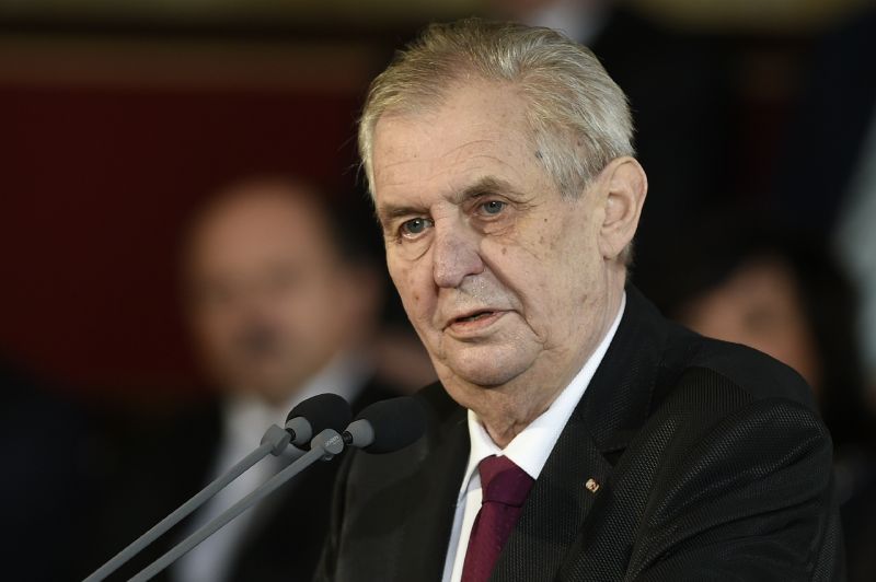 Prezident Miloš Zeman. Prezident Miloš Zeman.