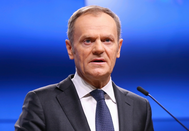Předseda Evropské rady Donald Tusk.