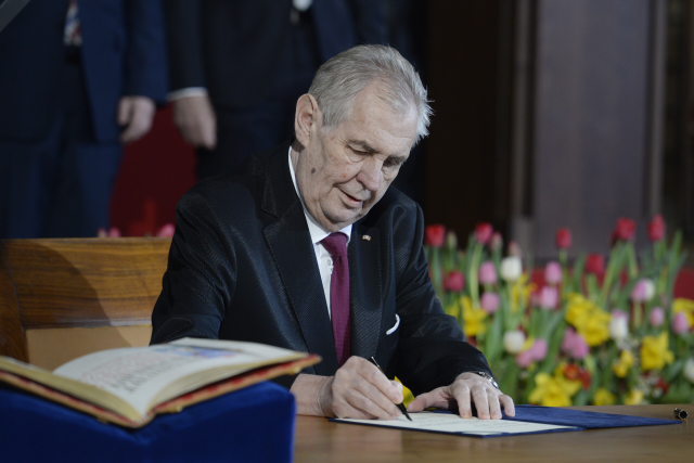 Prezident Miloš Zeman.