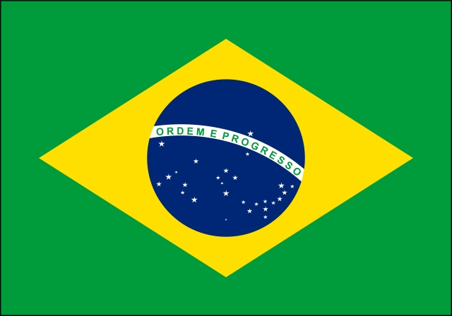 Brazilská vlajka.
