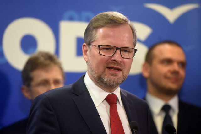 Předseda ODS Petr Fiala.