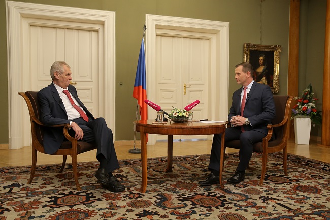 Miloš Zeman (vlevo) a Jaromír Soukup.