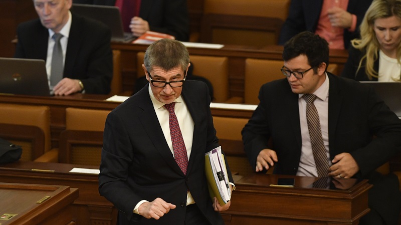Andrej Babiš na schůzi Poslanecké sněmovny. Andrej Babiš na schůzi Poslanecké sněmovny.