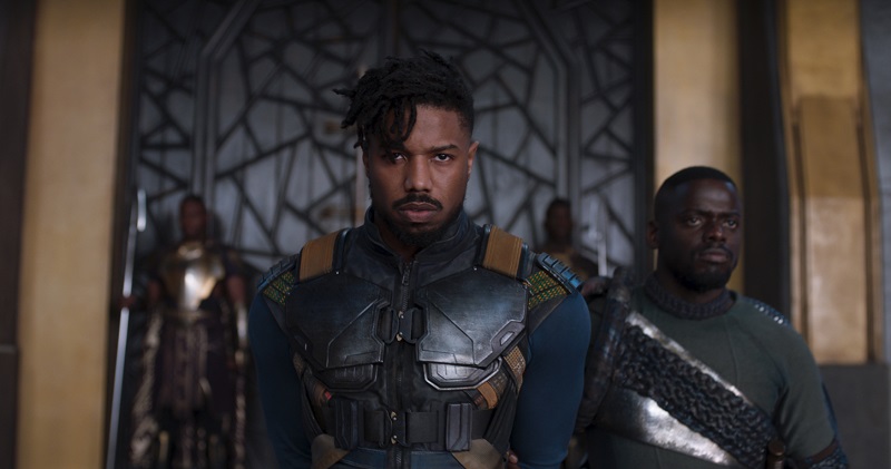 Záběr z filmu Black Panther.