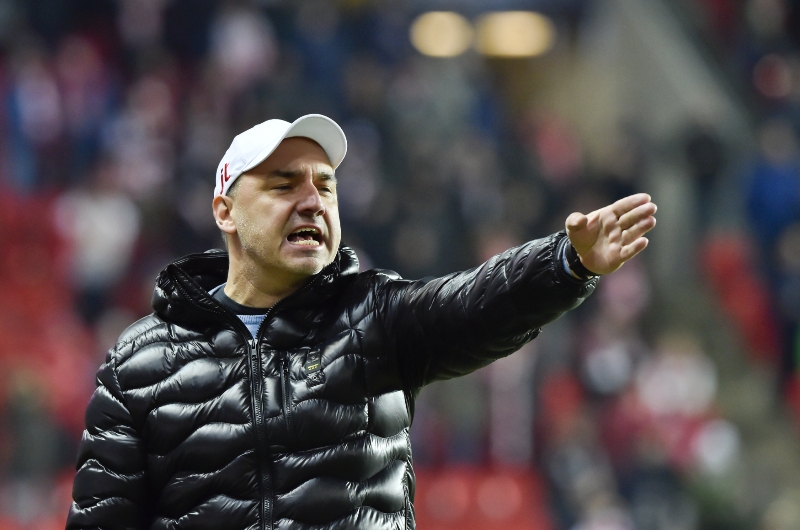 Trenér fotbalové Slavie Jindřich Trpišovský.