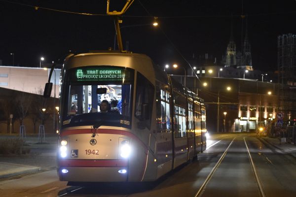 Poslední tramvaj na Dornychu.