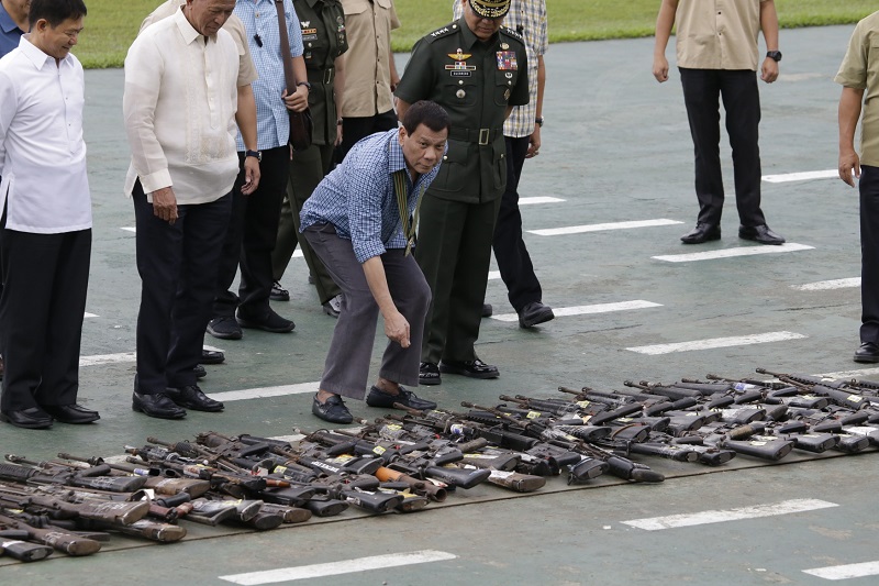 Filipínský prezident Rodrigo Duterte.
