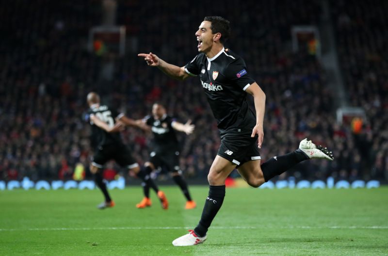 Fotbalisté Sevilly vyhráli na Old Trafford a postoupili do čtvrtfinále Ligy mistrů.