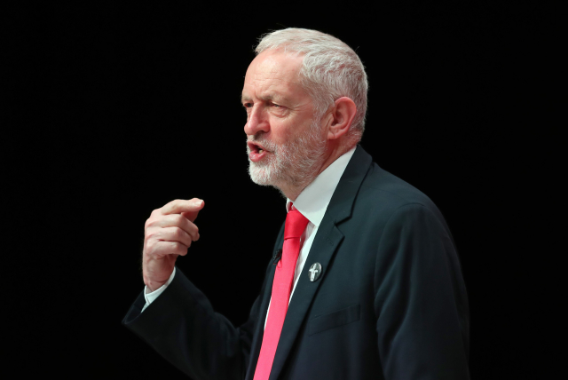 Vůdce britských opozičních labouristů Jeremy Corbyn.