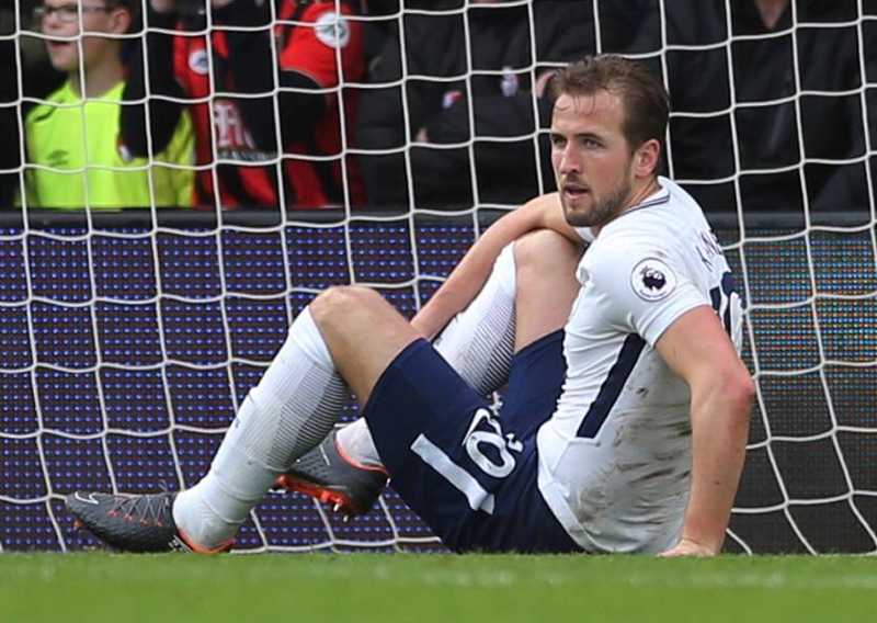 Kane nedohrál víkendový zápas Premier League proti Bournemouthu.