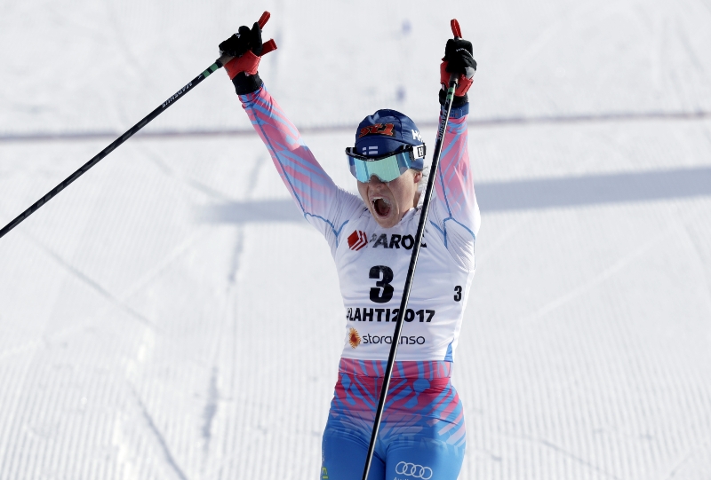 Lyžařka Krista Pärmäkoskiová.