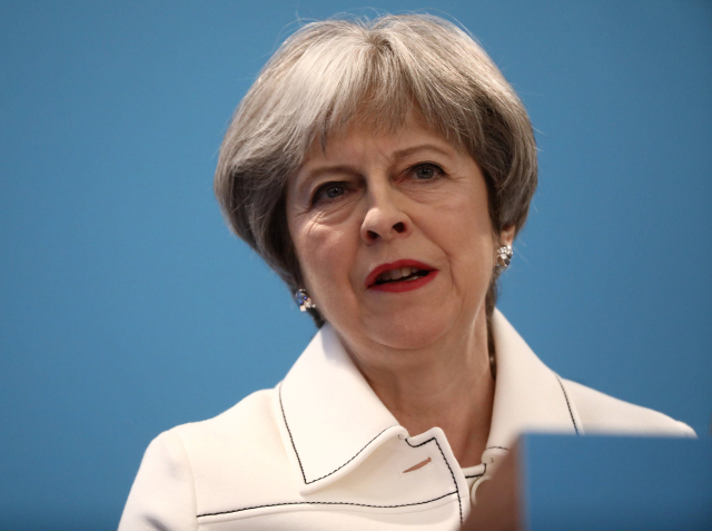 Britská premiérka Theresa Mayová.