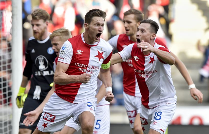 Slávistická radost v utkání s Olomoucí. 