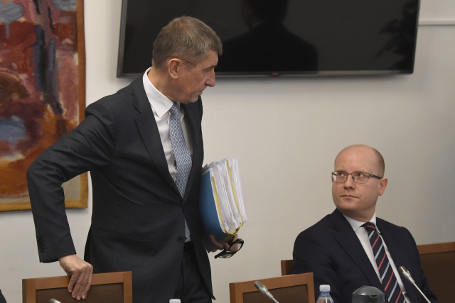 Andrej Babiš (vlevo) a Bohuslav Sobotka.