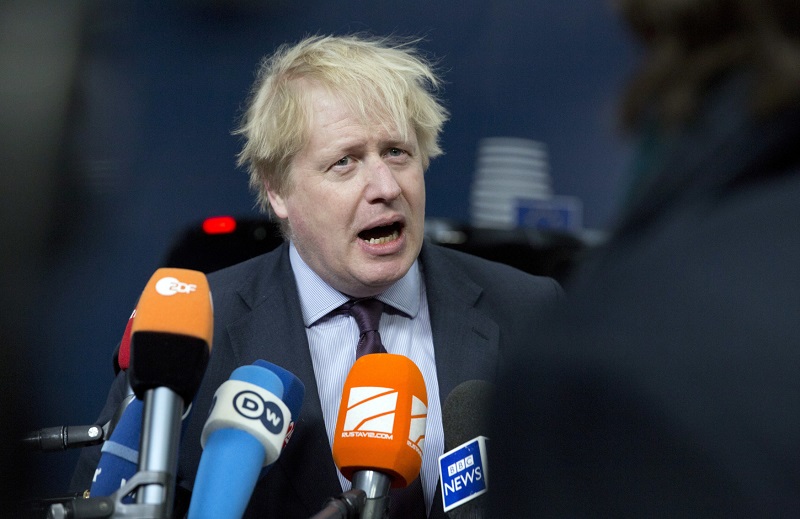 Britský ministr zahraničí Boris Johnson.