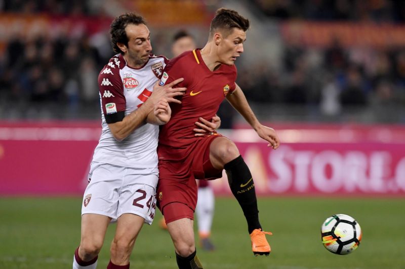 Patrik Schick (vpravo) se v AS Řím zatím příliš neprosadil.