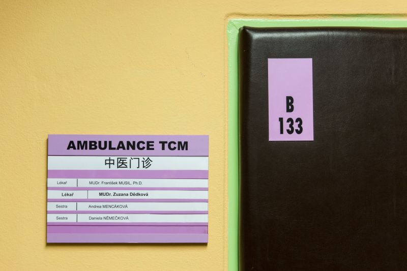 Ambulance tradiční čínské medicíny.
