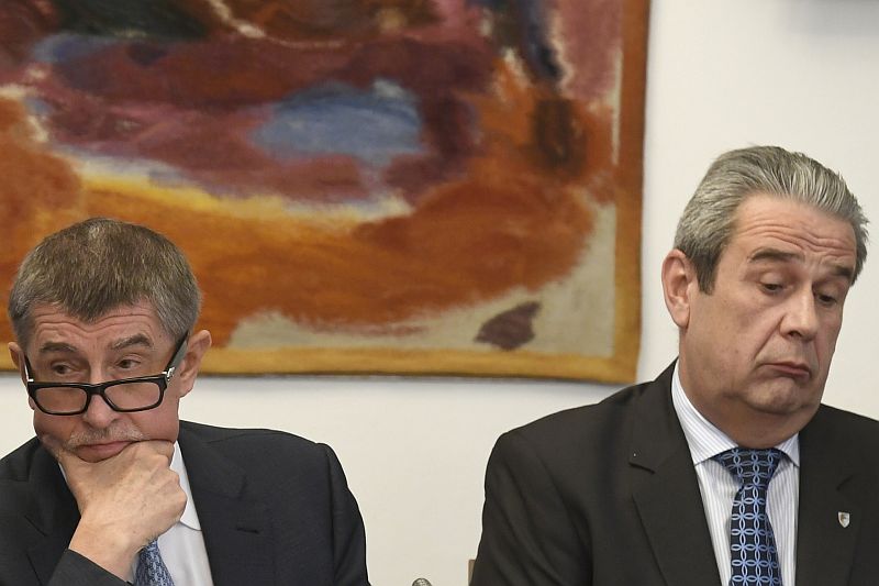 Andrej Babiš a Michal Murín.
