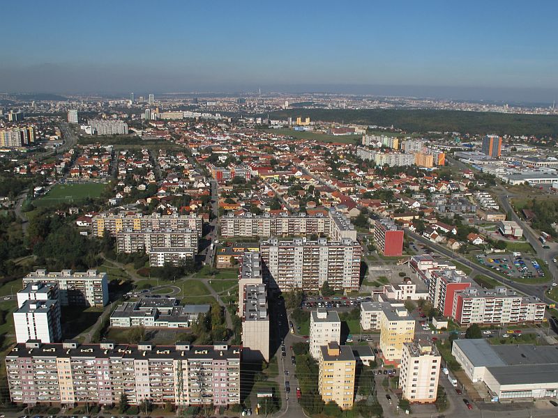 Sídliště Písnice v Praze.